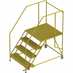 TRI-ARC - Rolling & Wall Mounted Ladders & Platforms Type: Rolling Work Platform Style: Steel Work Platform - Exact Tooling