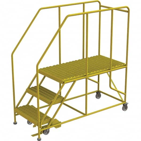 TRI-ARC - Rolling & Wall Mounted Ladders & Platforms Type: Rolling Work Platform Style: Steel Work Platform - Exact Tooling