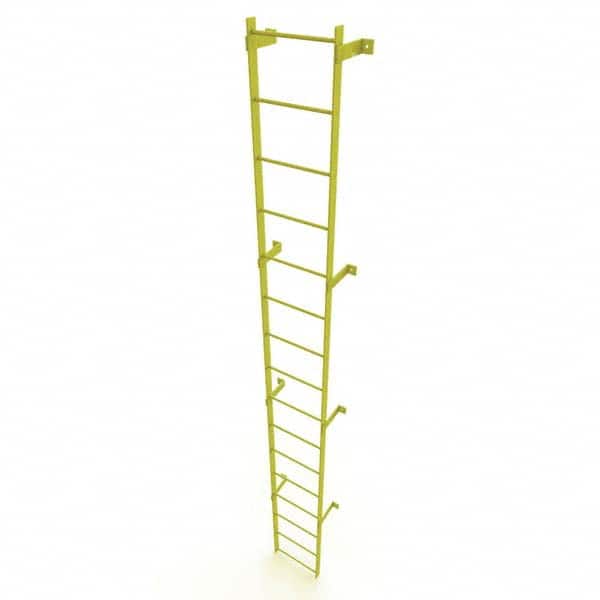 TRI-ARC - Rolling & Wall Mounted Ladders & Platforms Type: Fixed Ladder Style: Safety Cage - Exact Tooling