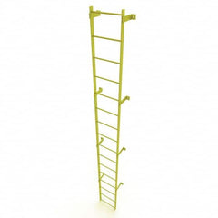 TRI-ARC - Rolling & Wall Mounted Ladders & Platforms Type: Fixed Ladder Style: Safety Cage - Exact Tooling