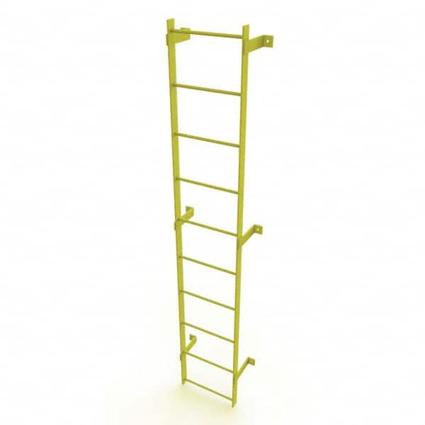 TRI-ARC - Rolling & Wall Mounted Ladders & Platforms Type: Fixed Ladder Style: Safety Cage - Exact Tooling