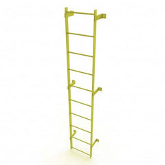 TRI-ARC - Rolling & Wall Mounted Ladders & Platforms Type: Fixed Ladder Style: Safety Cage - Exact Tooling