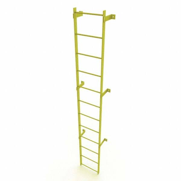TRI-ARC - Rolling & Wall Mounted Ladders & Platforms Type: Fixed Ladder Style: Safety Cage - Exact Tooling