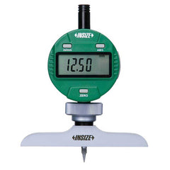 Insize USA LLC - Electronic Depth Gages; Minimum Measurement (mm): 0.00 ; Minimum Measurement (Decimal Inch): 0.0000 ; Maximum Measurement (Decimal Inch): 12.0000 ; Maximum Measurement (mm): 300.00 ; Resolution (mm): 0.01 ; Resolution (Decimal Inch): 0.0 - Exact Tooling