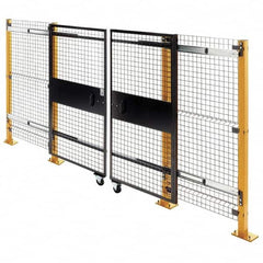 Husky - 6' Wide x 6' High, Double Sliding Door for Temporary Structures - Exact Tooling