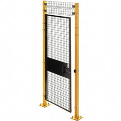 Husky - 3' Wide x 8' High, Swing Door for Temporary Structures - Exact Tooling
