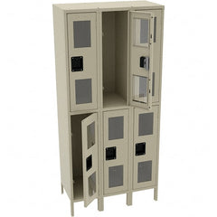 Tennsco - 6 Door, Double Tier, Welded Locker - Exact Tooling