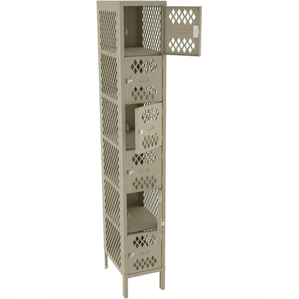 Tennsco - 6 Door, 6 Tier, Welded Locker - Exact Tooling