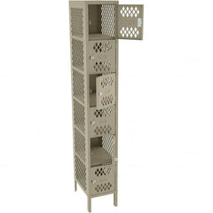Tennsco - 6 Door, 6 Tier, Welded Locker - Exact Tooling