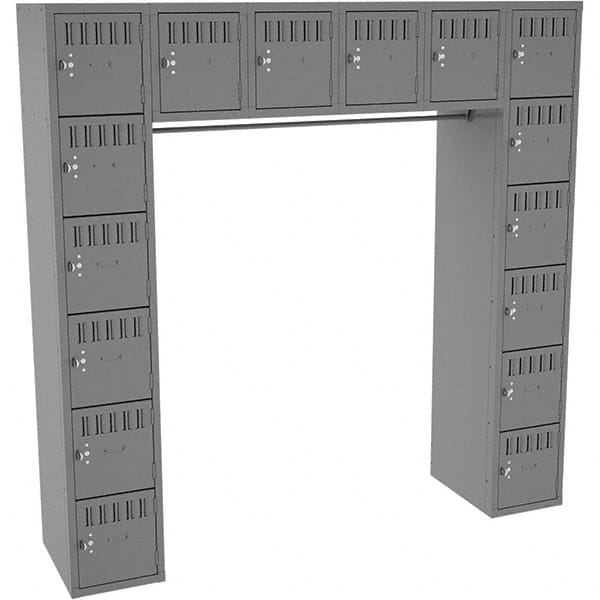 Tennsco - 16 Door, 16 Tier, Locker - Exact Tooling