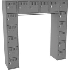 Tennsco - 16 Door, 16 Tier, Welded Locker - Exact Tooling