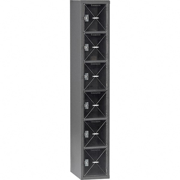 Tennsco - 6 Door, 6 Tier, Welded Locker - Exact Tooling