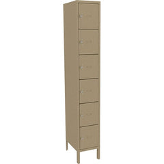 Tennsco - 6 Door, 6 Tier, Welded Locker - Exact Tooling