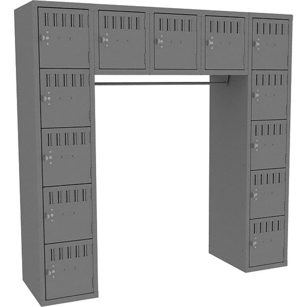 Tennsco - 15 Door, 15 Tier, Welded Locker - Exact Tooling