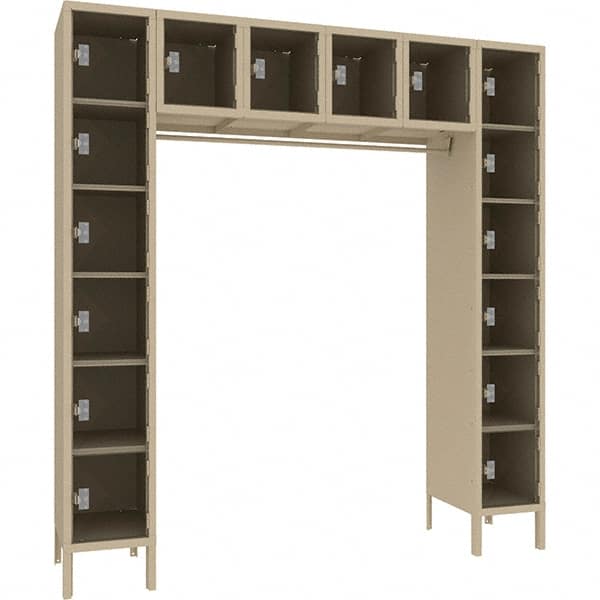 Tennsco - 16 Door, Single Tier, Welded Locker - Exact Tooling