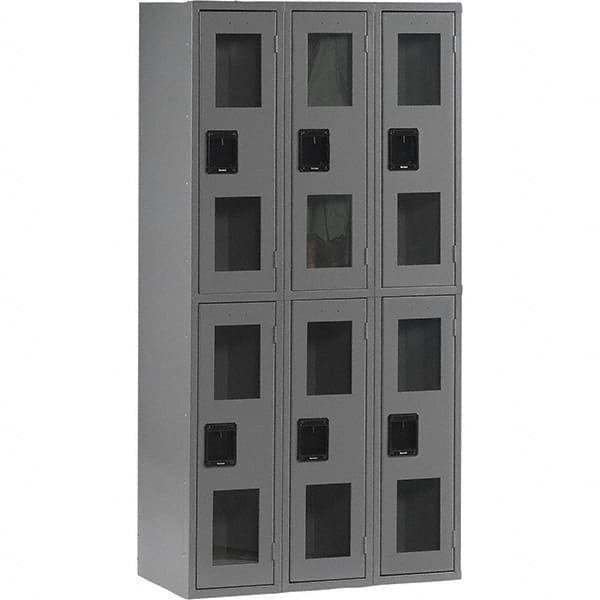 Tennsco - 6 Door, Double Tier, Welded Locker - Exact Tooling