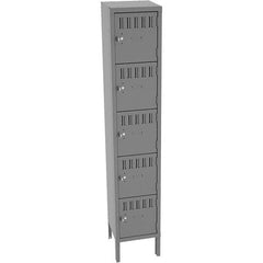 Tennsco - 5 Door, 5 Tier, Welded Locker - Exact Tooling