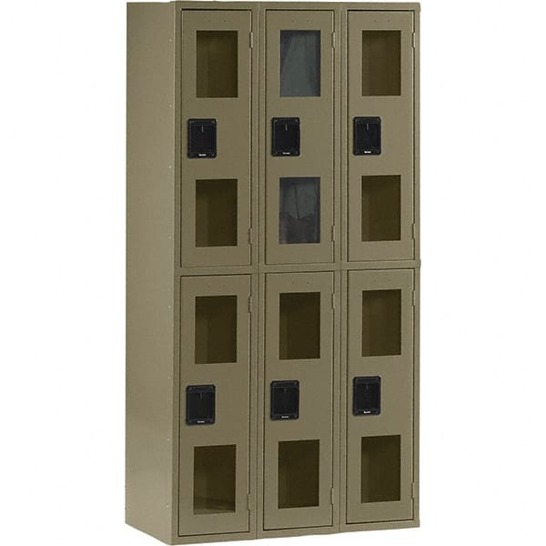 Tennsco - 6 Door, Double Tier, Welded Locker - Exact Tooling