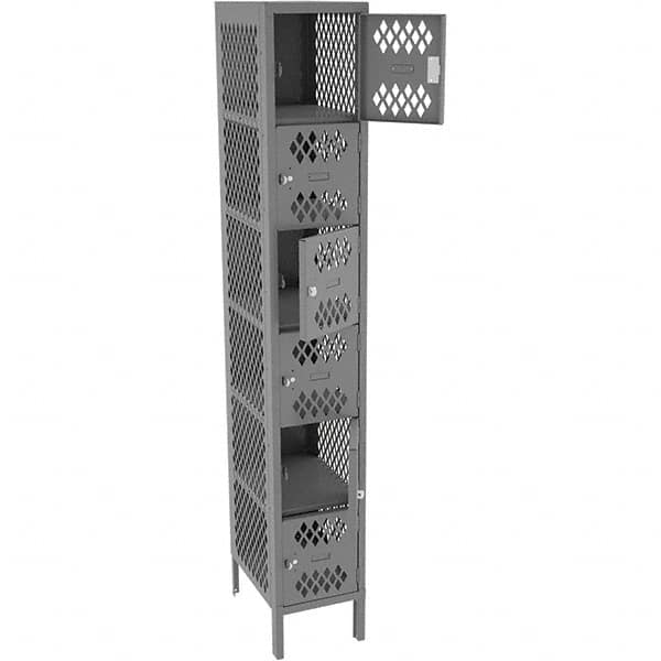 Tennsco - 6 Door, 6 Tier, Welded Locker - Exact Tooling