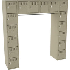 Tennsco - 16 Door, 16 Tier, Locker - Exact Tooling