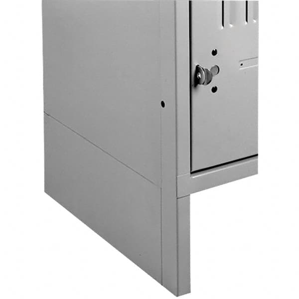 Tennsco - 1/2" Wide x 6" High x 12" Deep, Locker Closed Side Base - Exact Tooling