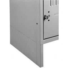 Tennsco - 1/2" Wide x 6" High x 15" Deep, Locker Closed Side Base - Exact Tooling