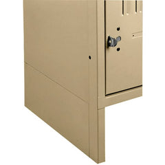Tennsco - 1/2" Wide x 6" High x 12" Deep, Locker Closed Side Base - Exact Tooling