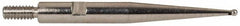 INTERAPID - 0.031" Ball Diam, Steel, Ball Test Indicator Contact Point - 0.812" Contact Point Length, Use with Brown & Sharpe 310-3, 311-3, 310-b-3, 311-bn-3, 312-3 & 312-4 INTERAPID 312 Dial Test Indicators - Exact Tooling