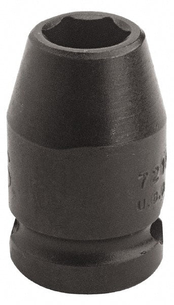 Proto - 3/8" Drive, Power Socket - 6 Points, 1-3/32" OAL - Exact Tooling