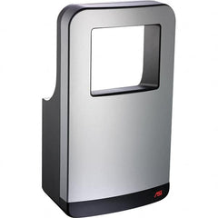 ASI-American Specialties, Inc. - 1600 Watt Silver & Black Finish Electric Hand Dryer - 110/120 Volts, 16.2 Amps, 12-11/16" Wide x 22-1/16" High x 7-3/4" Deep - Exact Tooling