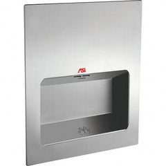 ASI-American Specialties, Inc. - 1000 Watt Satin Stainless Steel Finish Electric Hand Dryer - 277 Volts, 5.2 Amps, 12-19/32" Wide x 15-3/4" High x 4-1/16" Deep - Exact Tooling