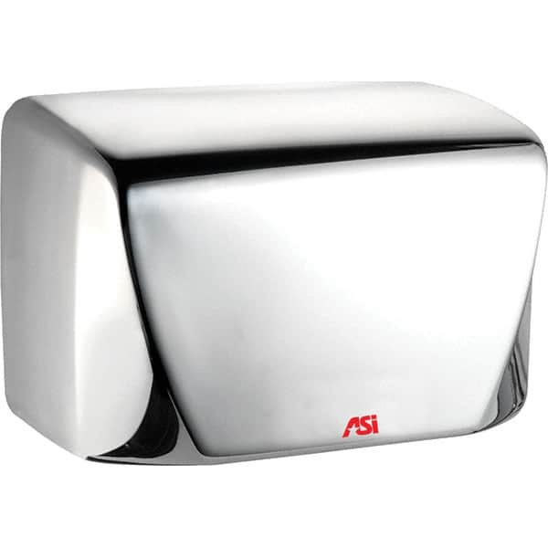 ASI-American Specialties, Inc. - 1000 Watt Satin Stainless Steel Finish Electric Hand Dryer - 110/120 Volts, 10.4 Amps, 9-25/32" Wide x 6-5/8" High x 5-13/32" Deep - Exact Tooling