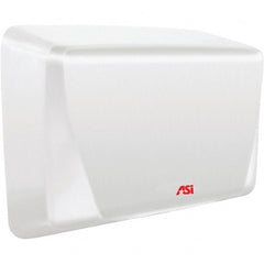 ASI-American Specialties, Inc. - 1000 Watt White Finish Electric Hand Dryer - 277 Volts, 5.2 Amps, 10-5/8" Wide x 8-15/32" High x 4" Deep - Exact Tooling