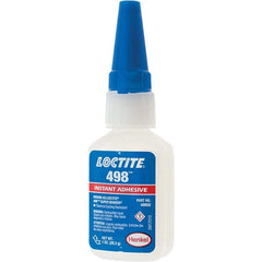 Loctite - 1 oz Bottle Clear Instant Adhesive - 498 SUPERBONDER 1OZ LOCTITE SPDBNDER ADHS - Exact Tooling