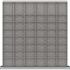 LISTA - 48-Compartment Drawer Divider Layout for 3.15" High Drawers - Exact Tooling