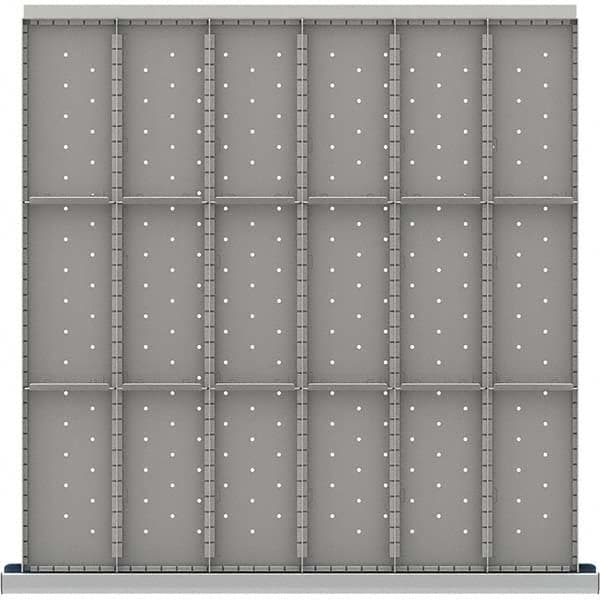 LISTA - 18-Compartment Drawer Divider Layout for 3.15" High Drawers - Exact Tooling