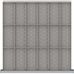 LISTA - 18-Compartment Drawer Divider Layout for 3.15" High Drawers - Exact Tooling