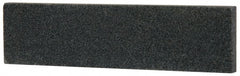 Norton - 4" Long x 1" Wide x 1/4" Thick, Silicon Carbide Sharpening Stone - Rectangle, Coarse Grade - Exact Tooling