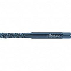 Walter-Prototyp - #5-40 UNC 3 Flute 2B/3B Semi-Bottoming Spiral Flute Tap - High Speed Steel, Oxide Finish, 56mm OAL, Right Hand Flute, Right Hand Thread, Series TC117 - Exact Tooling
