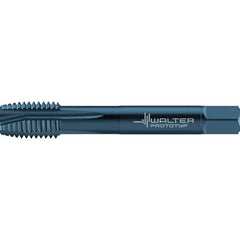 Walter-Prototyp - 3/4-10 UNC 4 Flute 2B Plug Spiral Point Tap - High Speed Steel, Oxide Finish, Right Hand Thread, Series TC217 - Exact Tooling