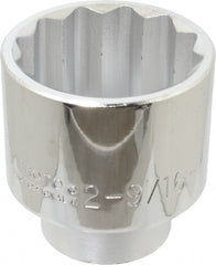 Proto - 2-9/16", 1" Drive, Standard Hand Socket - 12 Points, 4-1/8" OAL - Exact Tooling