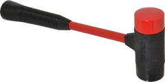 Proto - 2-1/8 Lb Head 2" Face Steel Soft Face Hammer with Tips Hammer - 14" OAL, Fiberglass Handle - Exact Tooling