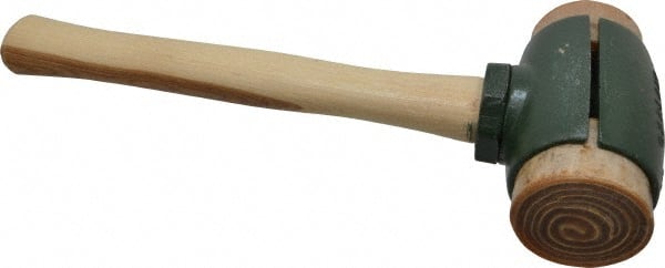 Garland - 6-1/2 Lb Head 2-3/4" Face Rawhide Split Head Hammer - Wood Handle - Exact Tooling