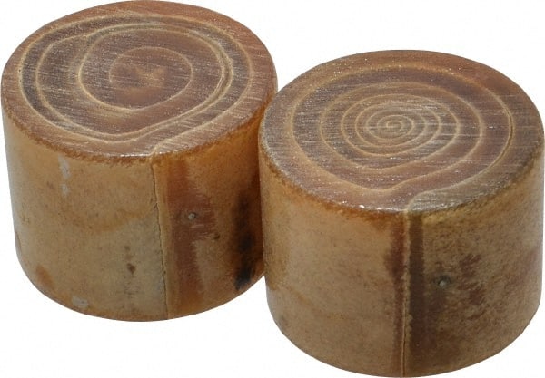 Garland - 1-3/4" Face Diam, Grade Medium Soft, Natural Hammer Tip/Face - Rawhide - Exact Tooling