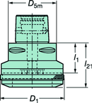 C839127702050A CAPTO ADAPTER - Exact Tooling
