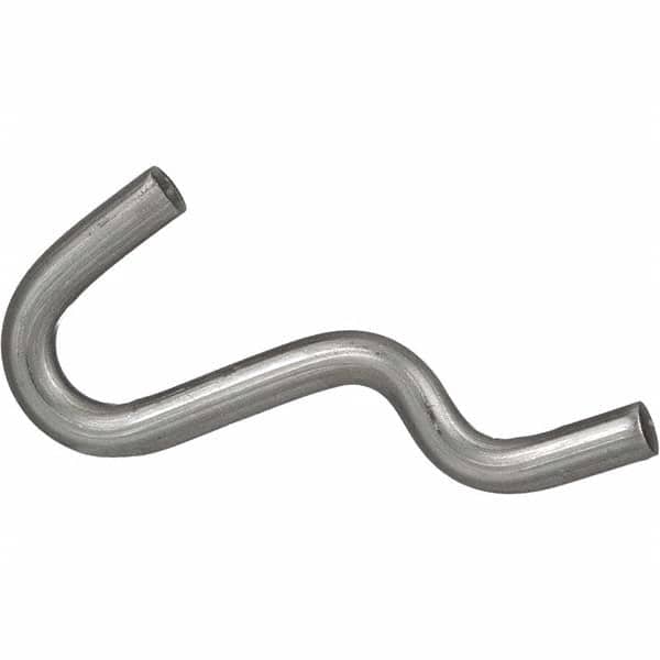 Marlin Steel Wire Products - Pegboard Hooks Type: Single Vertical End Hook Projection: 8-3/4 (Inch) - Exact Tooling