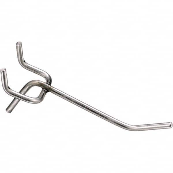 Marlin Steel Wire Products - Pegboard Hooks Type: Single Vertical End Hook Projection: 9 (Inch) - Exact Tooling