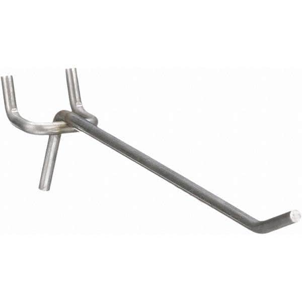 Marlin Steel Wire Products - Pegboard Hooks Type: Double Vertical End Hook Projection: 4 (Inch) - Exact Tooling