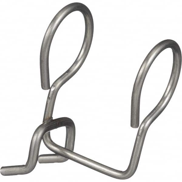 Marlin Steel Wire Products - Pegboard Hooks Type: Double Vertical End Hook Projection: 2-63/64 (Inch) - Exact Tooling