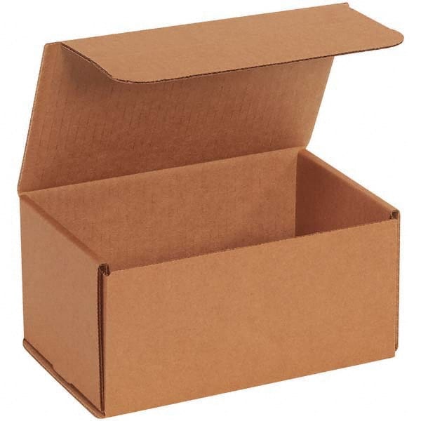 Made in USA - Pack of (50), 5" Wide x 8" Long x 4" High Corrugated Shipping Boxes - Exact Tooling